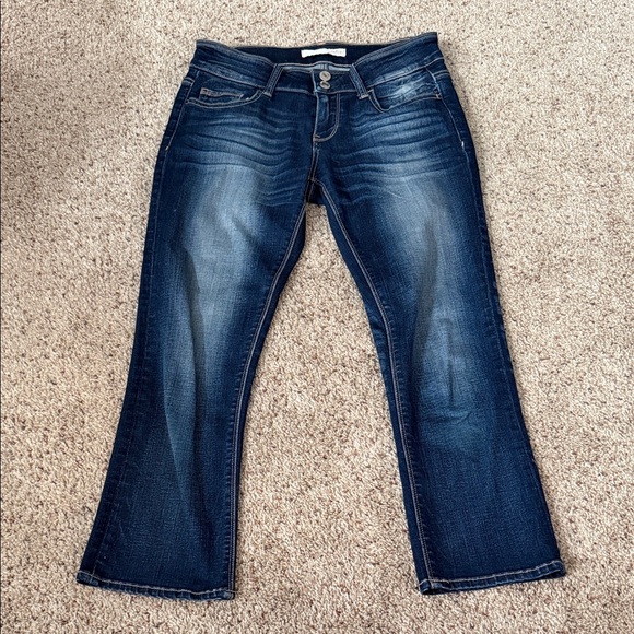 Daytrip Denim - Daytrip Dark Blue Cropped Virgo Jeans